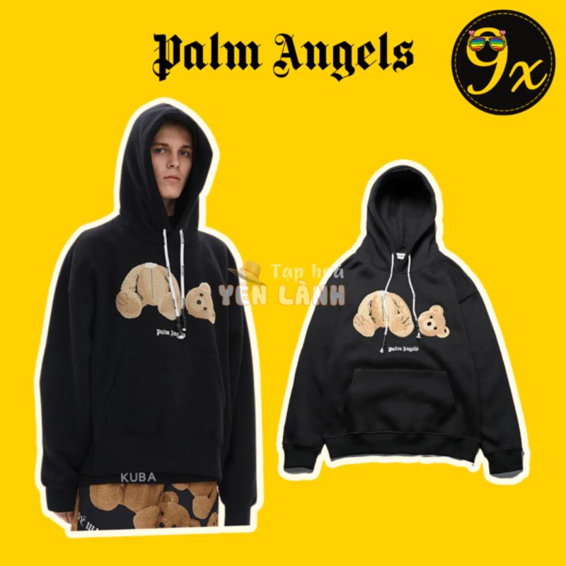 [ Ảnh Thật ] Áo hoodie Palm Angels gấu thêu hàng cao cấp ss2024