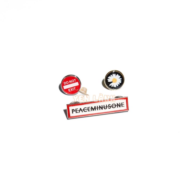 PEACEMINUSONE | Pin set (huy hiệu cài)