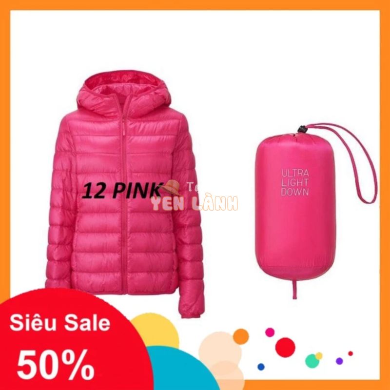 ⭐ Xả Hàng – Áo phao lông vũ siêu nhẹ ko mũ Nữ UNIQLO Nhật 11 Pink (Sale) -A23 new * ⇥ : ☑ ⭐ ” : 2021 ‘ ” ˇ < ₛ :