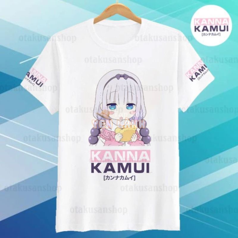 HÓT –  Áo thun Kobayashi Dragon Maid Kanna  hình in cực chất