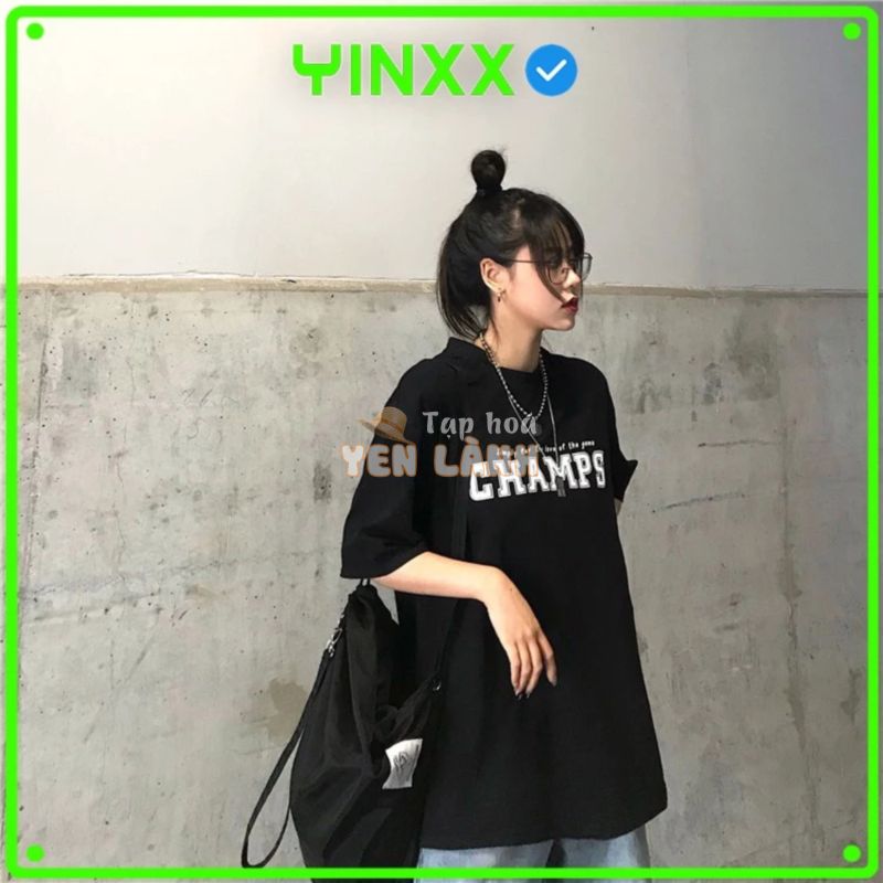 Áo thun tay lỡ Unisex Yinxx, áo phông form rộng ATL61