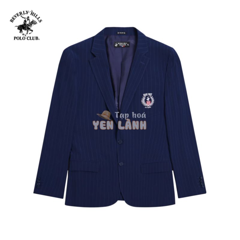 Beverly Hills Polo Club – Áo Blazer Nam Slim Fit Xanh nhạt BZMSLS23V002 – BHPC