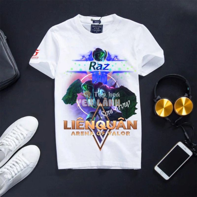 [Hàng có sẵn Áo Liên Quân Mobile cotton cực đẹp Raz siêu việt