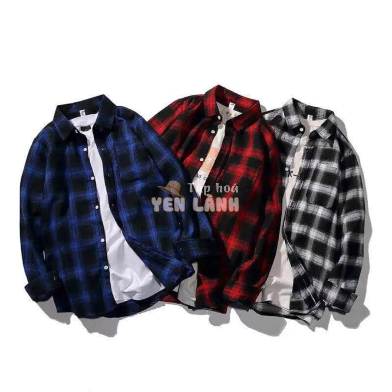 ÁO SƠ MI CARO FLANNEL UNISEX