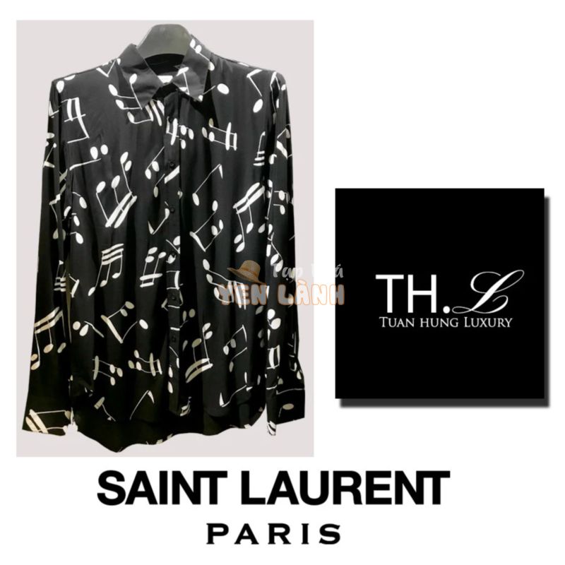 Sơ mi Saint Laurent – Sơ mi YSL nốt nhạc