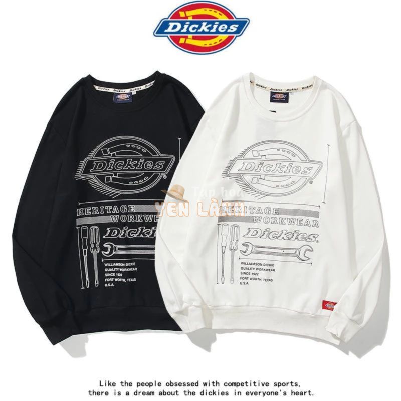 Dickies Áo Sweater Chui Đầu Thời Trang Cho Nam Nữ