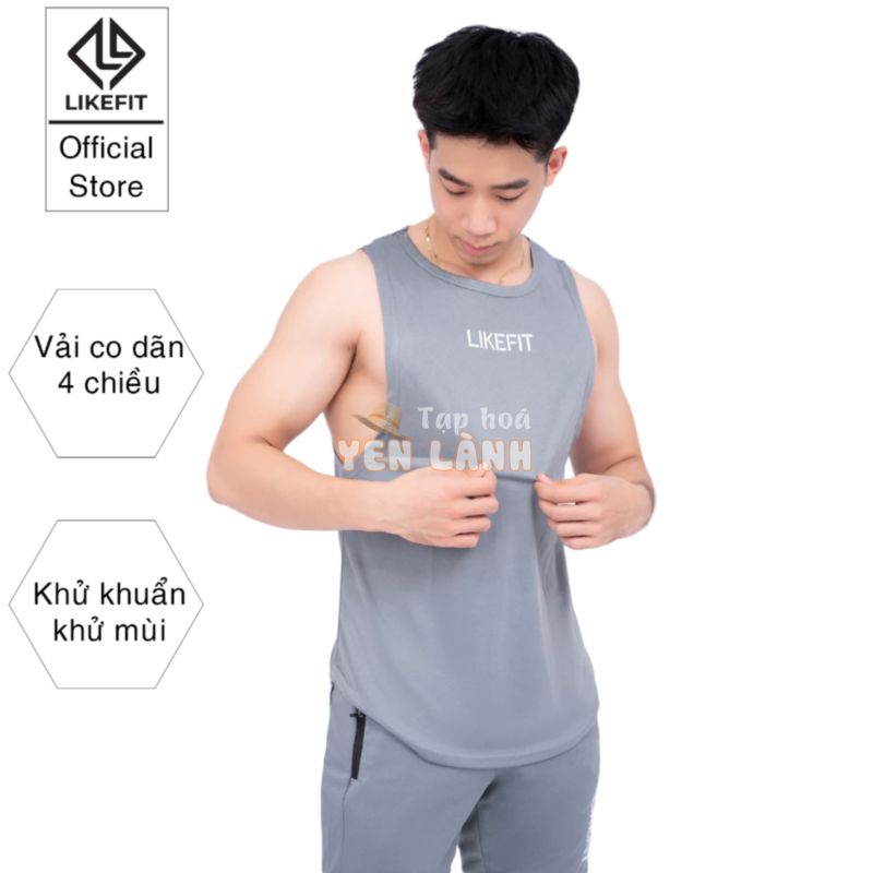 Áo Tập Gym Nam Form Tank top LIKEFIT CrossFit