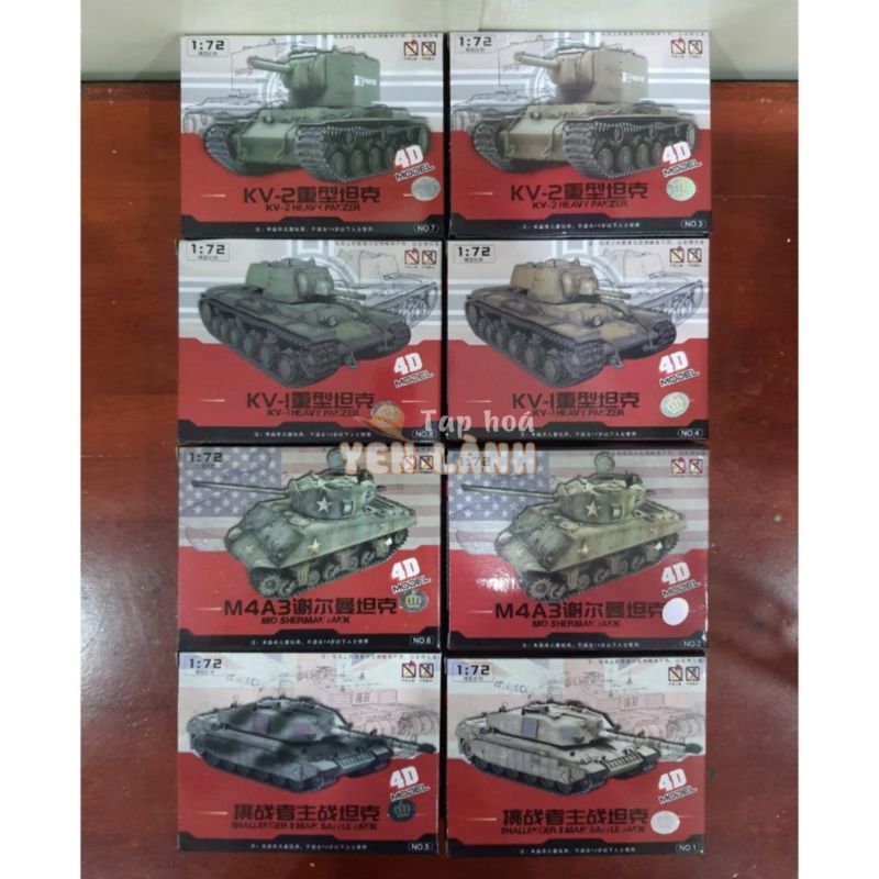 Mô hình tỉ lệ 1:72 Modern Vehicle ( 4D )