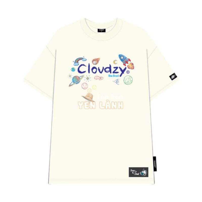 Áo phông local brand nam nữ unisex tay lỡ thun form rộng teen cổ tròn oversize cotton CLOUDZY CRAYON