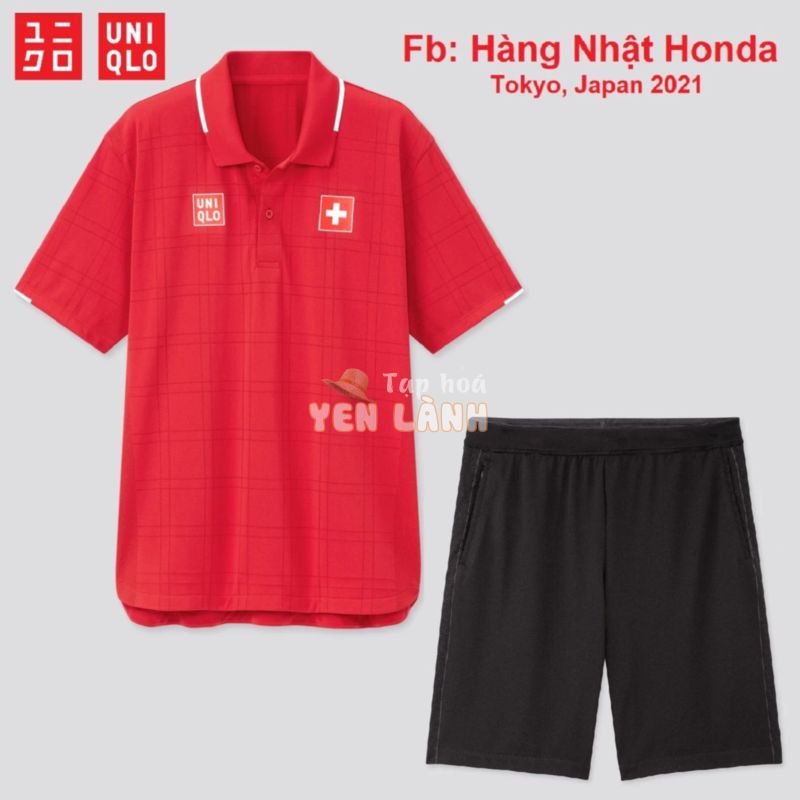 [Auth Uniqlo] Quần áo thể thao Tennis Uniqlo Federer – Giải Olympic Tokyo 2021