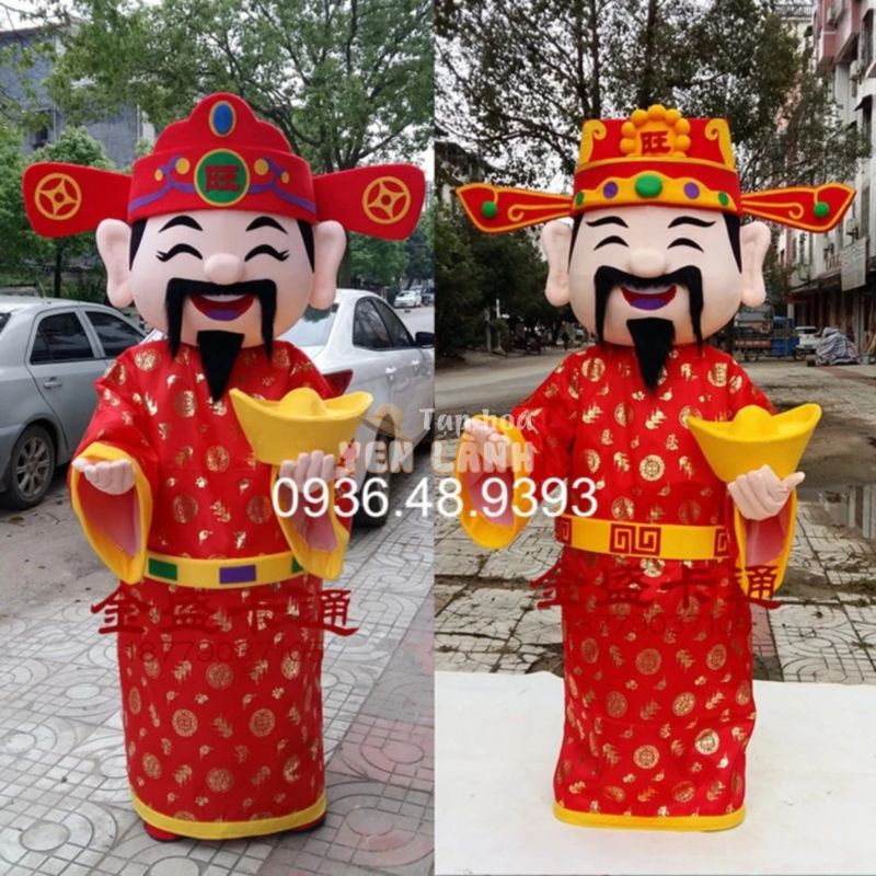 Quần áo hoá trang Mascot Ông Thần Tài – khai trương, khánh thành, sự kiện