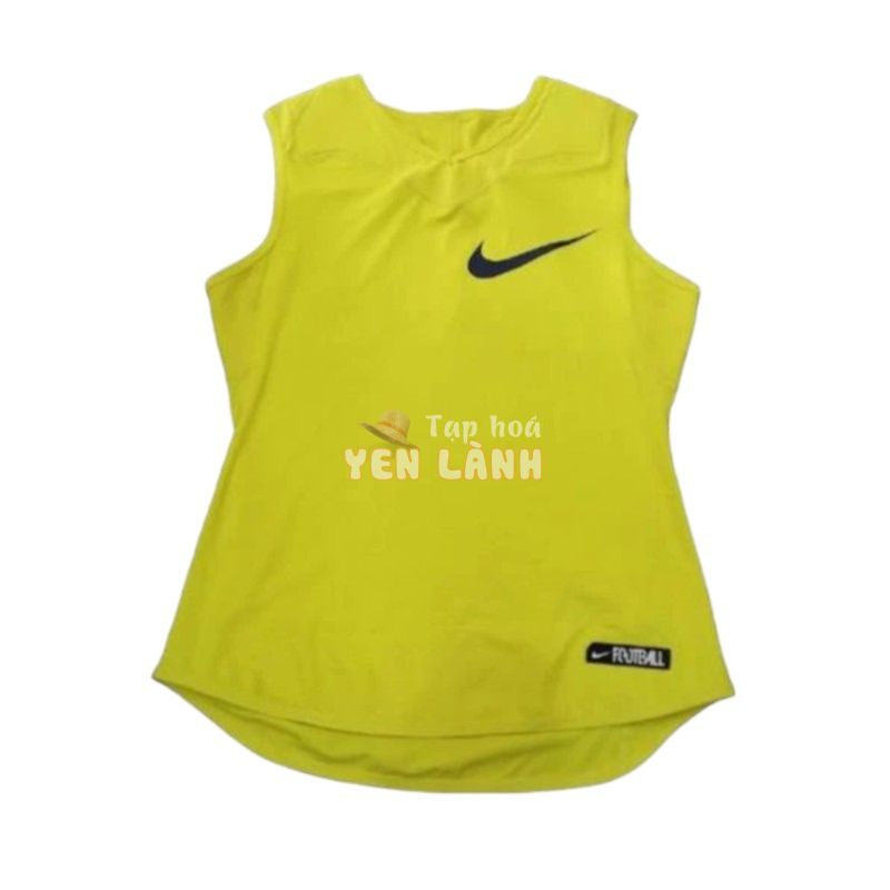 TH10093 Áo thun thể thao nữ sát nách cổ tim màu vàng Nike 833527-358 – Hàng Mỹ ❕ ❣️