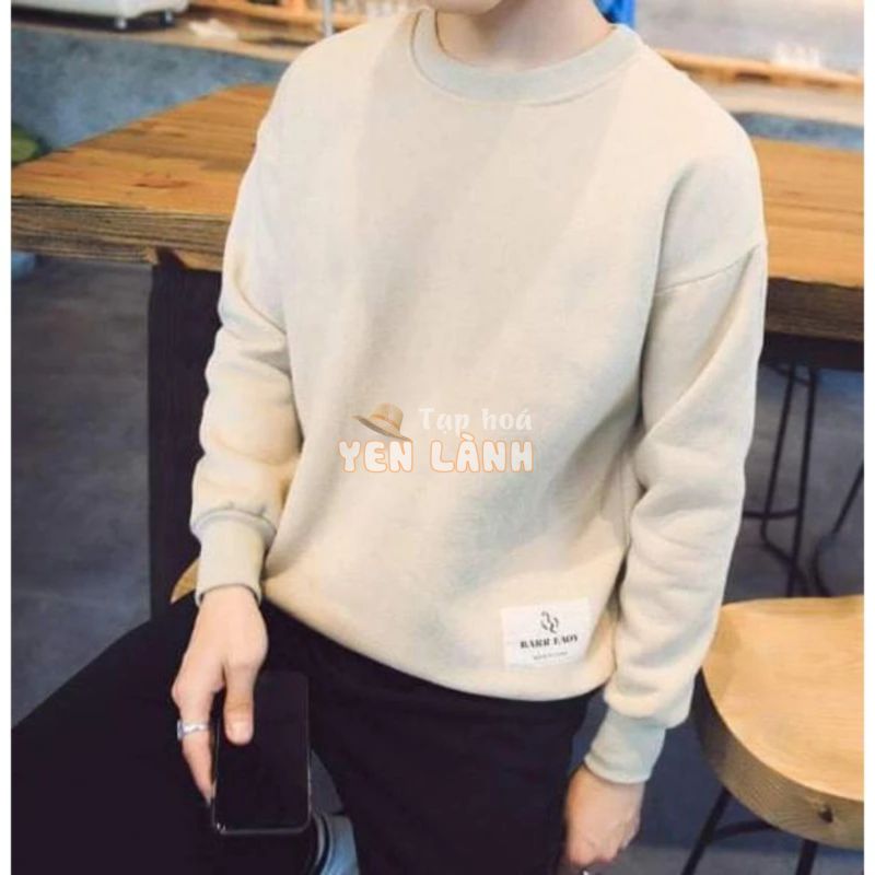 Áo nỉ sweater nam cao cấp , áo thu đông nam dài tay phong cách