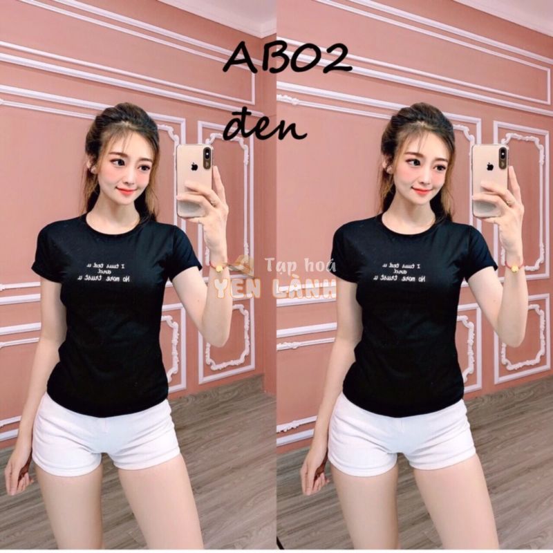 giá hủy diệt Áo thun nữ body hàng thun thái đẹp AB02