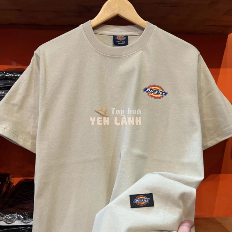 Áo thun nam nữ unisex Dickies basic in ngực, chất cotton 100% chính hãng – Helistore