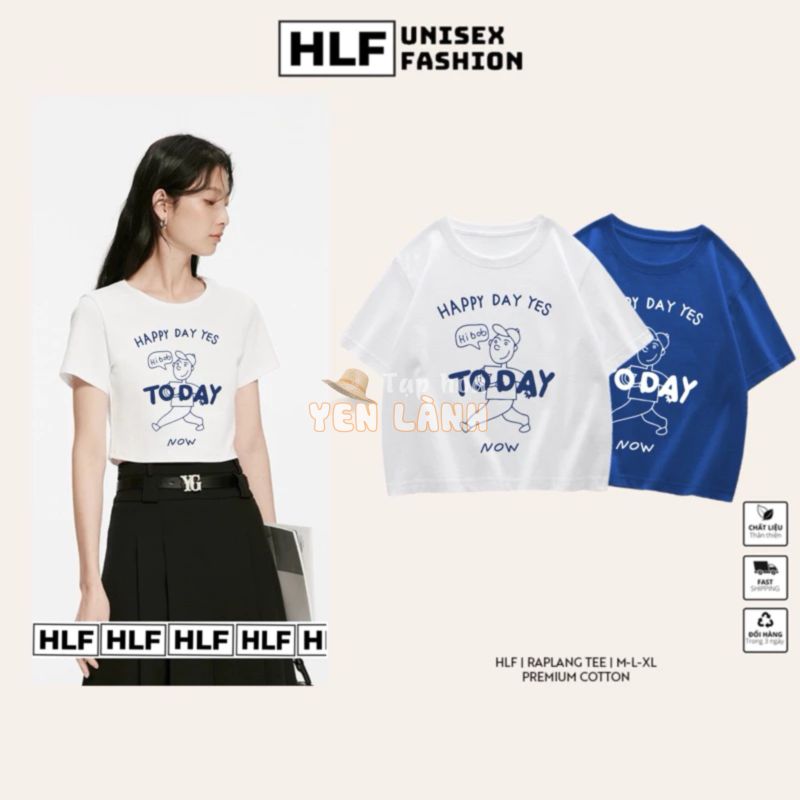 Áo thun nữ Croptop Happy Day Today, áo kiểu baby tee