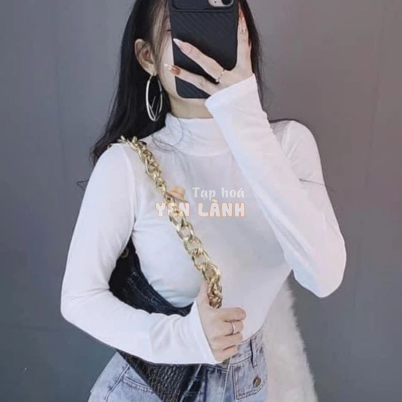 Áo thun lạnh cổ lọ