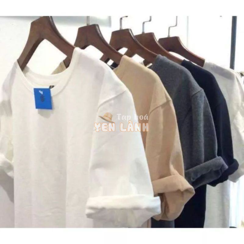 Áo thun trơn Oversize tee basic unisex đủ màu kèm ảnh thật