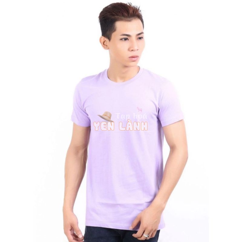 Áo thun trơn thời trang Unisex – Màu Tím nhạt