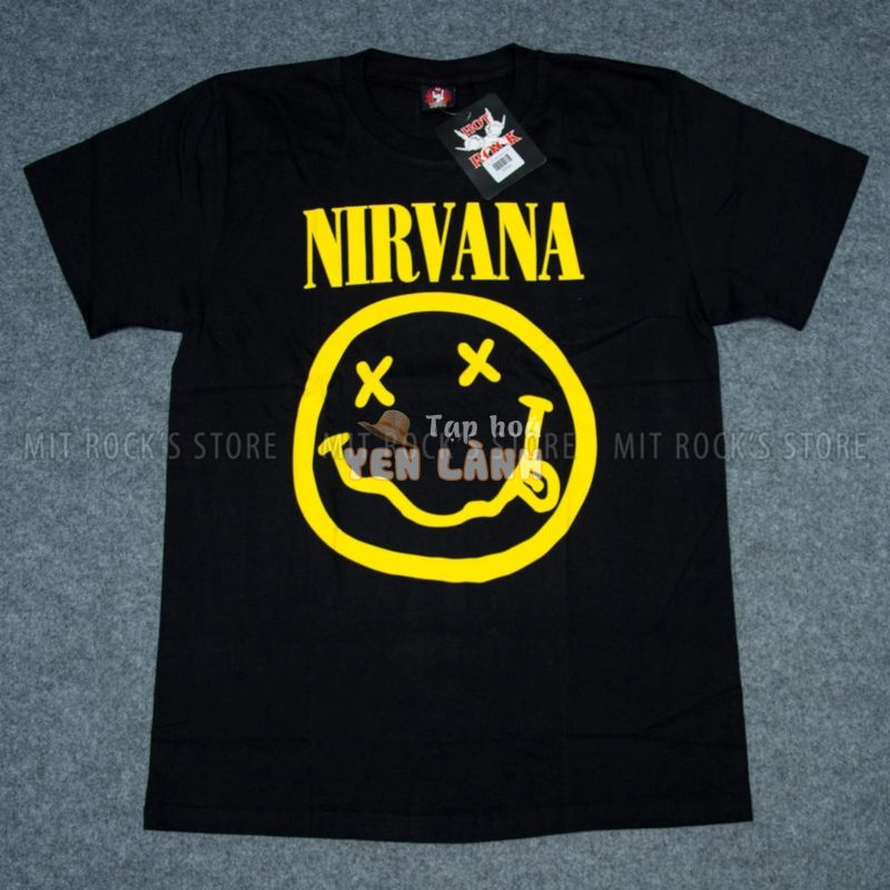 Áo Nirvana – Rock band tee – Áo Rock – Size S, M, L, XL, XXL – Áo Thái Lan