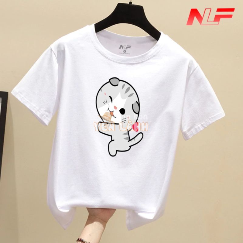 Áo Thun Nữ Tay Ngắn Form Rộng Mèo Teen AT-067 – Trending Xu Hướng – Phù Hợp Mọi Vóc Dáng – NLF Unisex Fashion