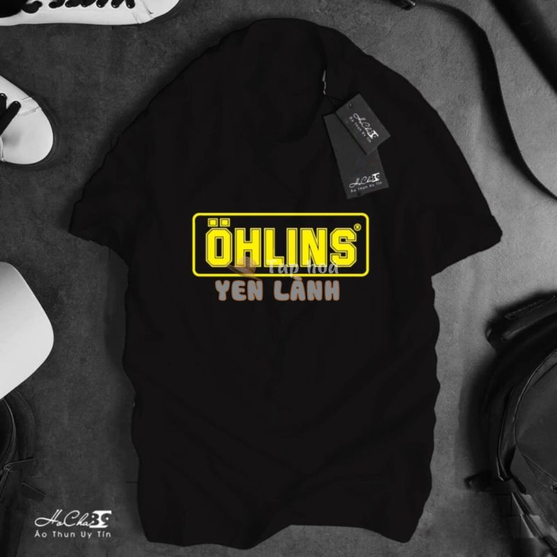 Áo thun OHLINS Racing Cao Cấp – Vải Cotton 4c Siêu Mềm Mịn (Không đúng Cotton đền tiền tặng áo – Hình Thật)