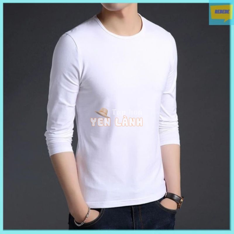 Áo thun dài tay nam thu đông, giữ nhiệt, chất cotton co giãn, dáng ôm [XXX SHOP]