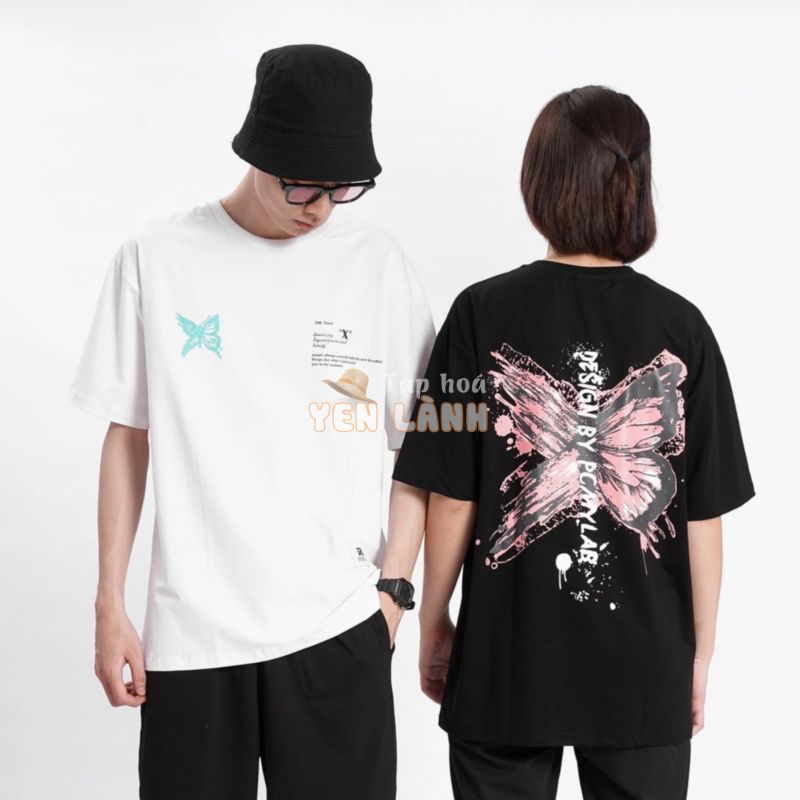 Áo thun Streetwear Form Rộng Butterflyming Nam Nữ Unisex N7 Phông Tay Lỡ Oversize Chính Hãng