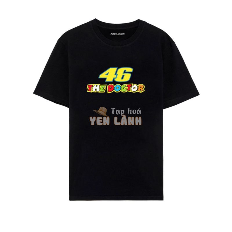 Áo Thun T-Shirt | 46 The Doctor | Áo Thun Moto | Áo Thun thời trang | Phong Cách Tay Đua | Valentino Rossi