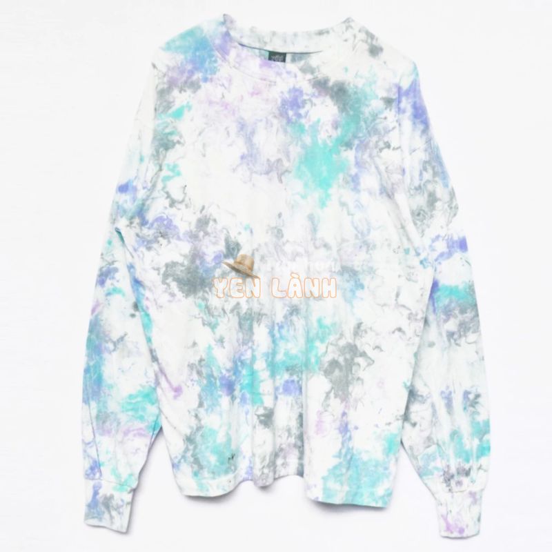 Áo thun dài tay chính hãng WILD FABLE LONGSLEEVE RELAXED TIE-DYE