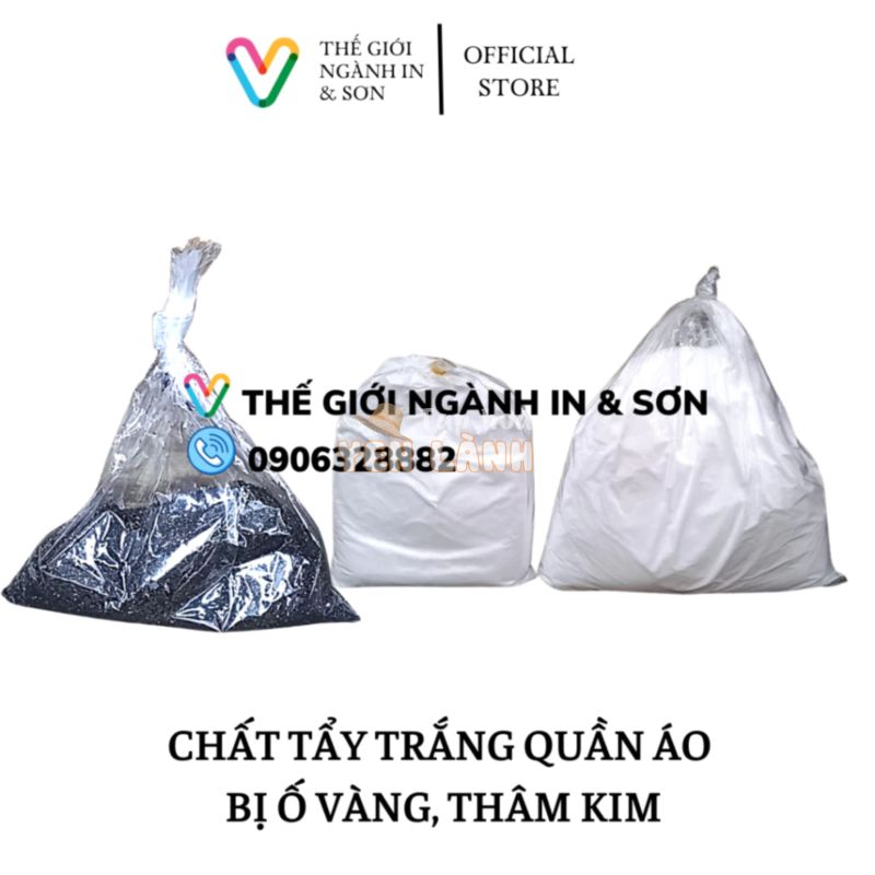 Tẩy trắng quần áo bị ố vàng, thâm kim, mốc