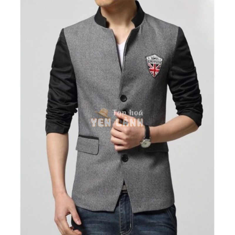 Áo vest cổ tàu nam