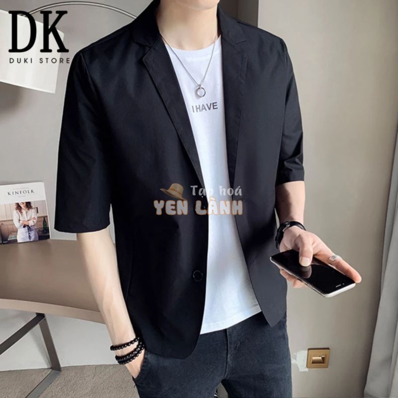 Áo khoác blazer nam ngắn tay ,áo vest nam balzer nam phong cách Hàn Quốc LZB0012 – DUKI STORE