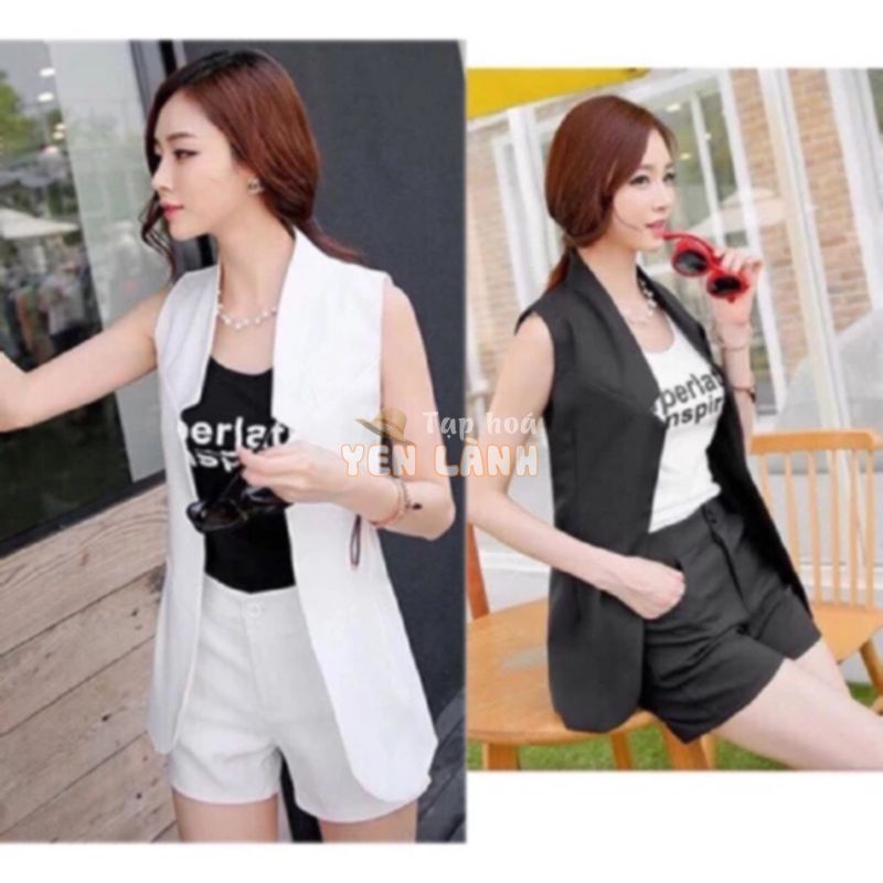 Set Áo Vest + Quần Short (không kèm áo trong)