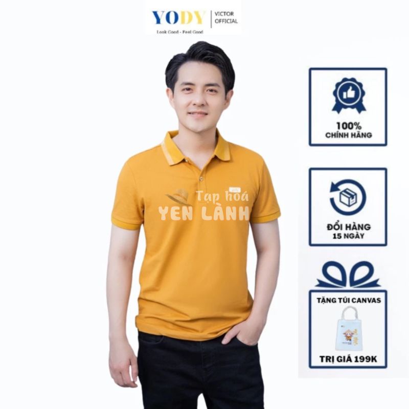 Áo Phông Polo Nam YODY Mắt Chim Chất Thun Cotton Ngắn Tay Có Cổ, Phần Cổ Và Bo Tay Áo Tỉ Mỉ  Mã SP APM3299