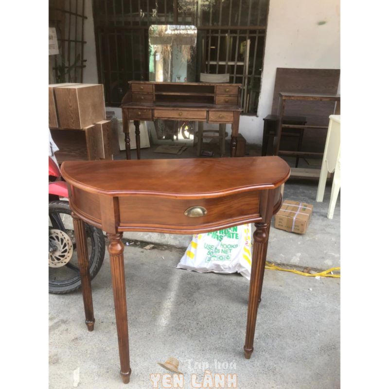 [ CÓ SẴN SHIP NGAY ]  BÀN CONSOLE  GỖ TỰ NHIÊN B31 – Sơn Màu Theo Yêu Cầu