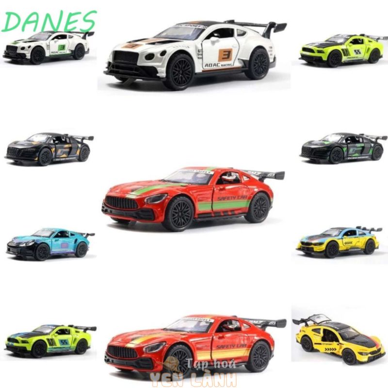 Danes 1:36 mô hình xe hợp kim diecast, mô hình hợp kim thu nhỏ, trang trí máy tính để bàn xe thể thao 1:36 bộ sưu tập xe kéo kim loại