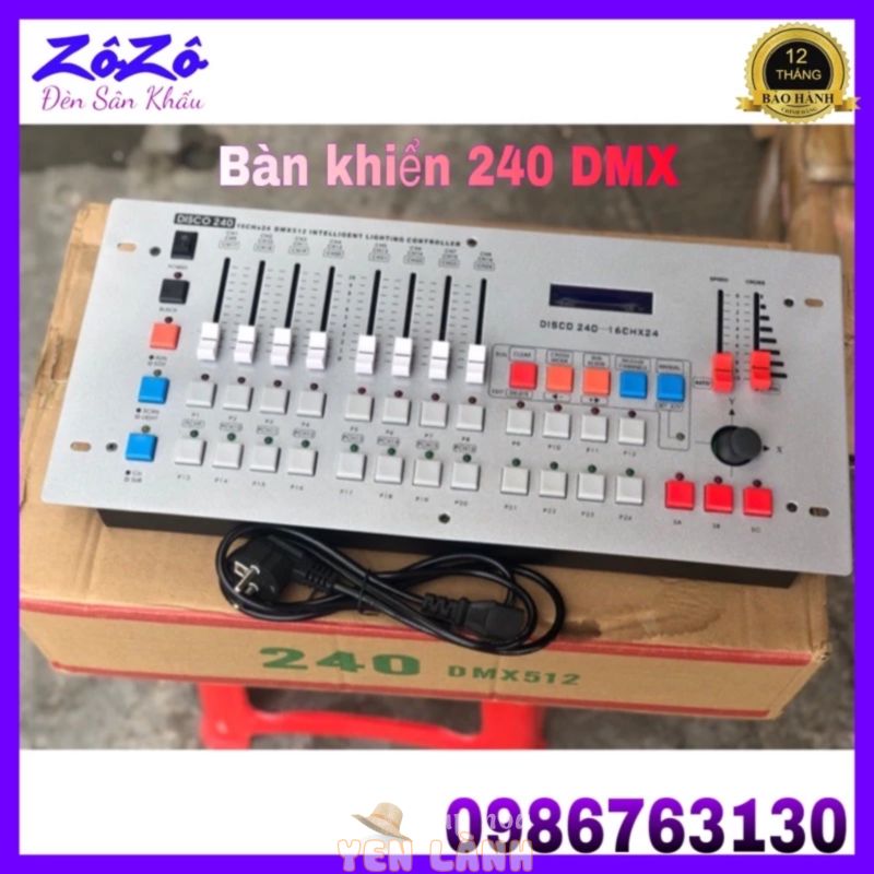 Bàn điều khiển ánh sáng disco DMX 240