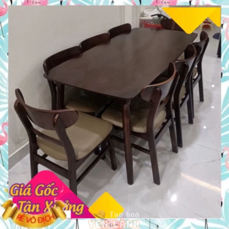 Bộ bàn ghế ăn mango gỗ , bàn ăn 8 ghế gỗ – bảo hành chính hãng – thương hiệu Ngọc Mai Furniture – thiết kế bên trong NGỌ