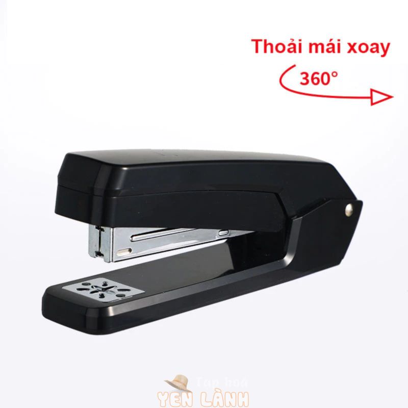 Máy dập ghim văn phòng bàn dập ghim giấy xoay 360( 3 chiều) tiện lợi dễ dử dụng đinh ghim 24/6 Deli VP 8009