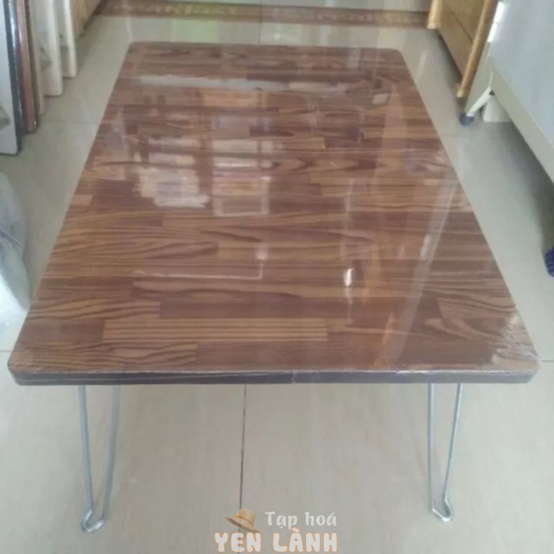 Bàn xếp vân gỗ chân sắt 40*60*28 giá rẻ