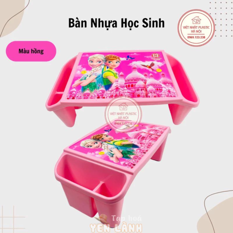 Bàn học cho bé nhựa Việt Nhật có ống cắm bút- 1829