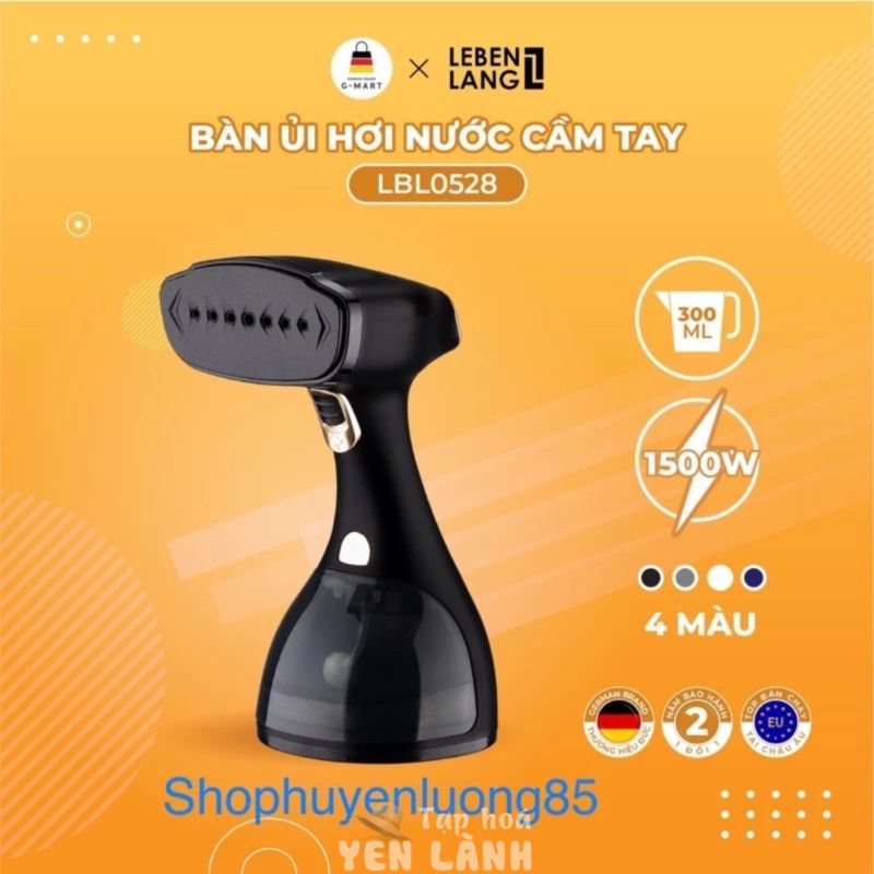 Bàn Ủi Hơi Nước Cầm Tay LEBEN LANG LBD-528S. Công suất 1500w-300ML. Thương Hiệu Của Đức