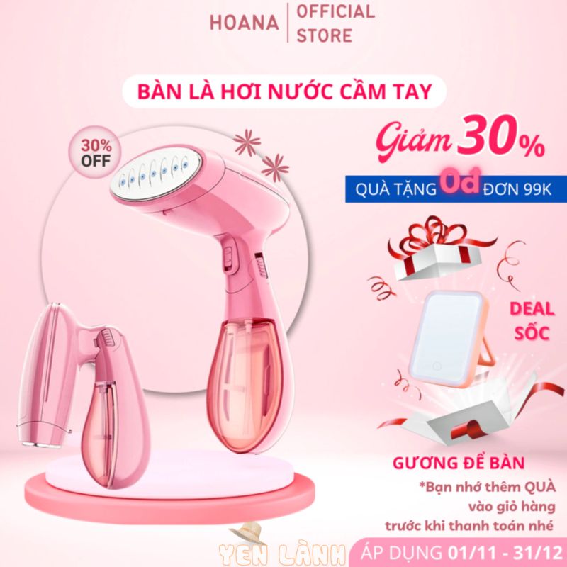 Bàn là hơi nước cầm tay SoKaNy SK-3060 công suất 1500W, Bàn là hơi nước cầm tay gấp gọn tiện lợi – Bảo hành 12 tháng