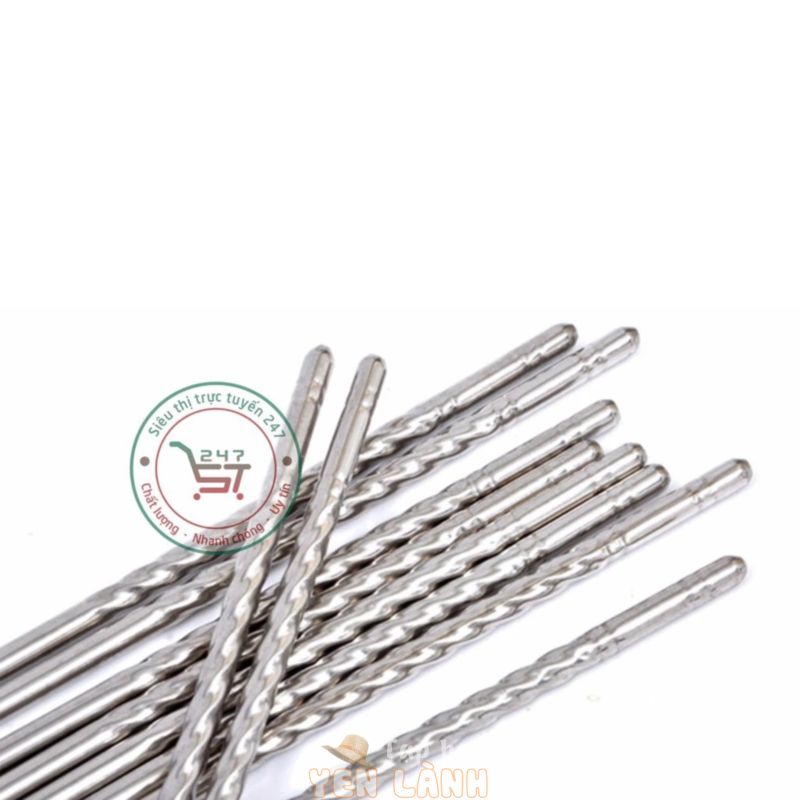 Đũa inox sáng đẹp đồ dùng nhà bếp không thể thiếu 5 đôi đũa ăn cơm làm phụ kiện bàn ăn giúp bữa cơm trở nên ngon hơn