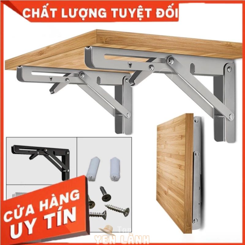 Bản Lề Gập Thông Minh, Giá Đỡ Kệ Treo Tường Bàn Làm Việc Gấp Gọn Thông Minh Bằng   Chịu Lực