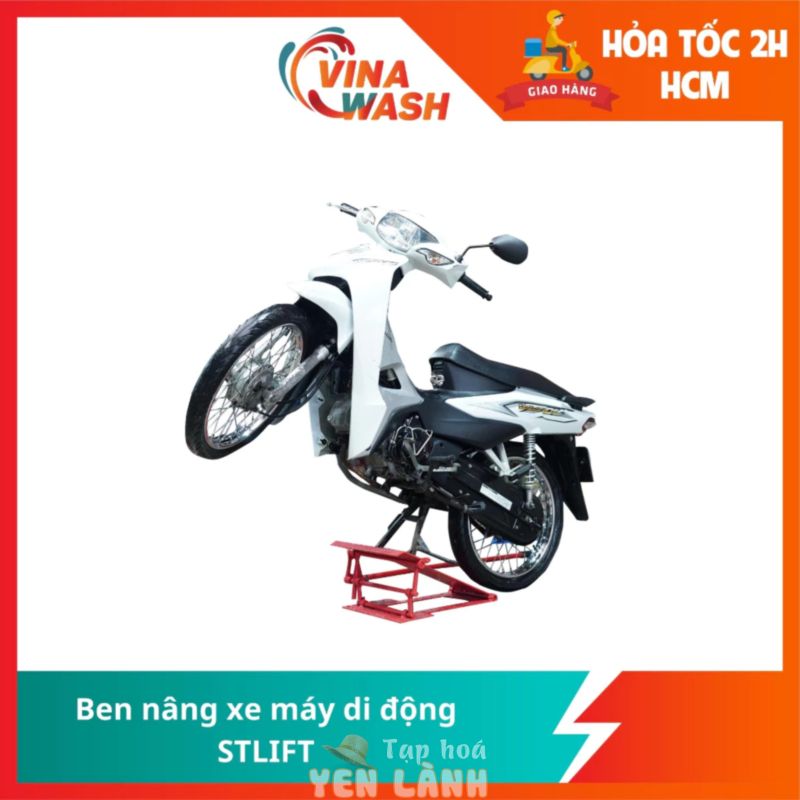 Bàn nâng rửa xe máy di động STLIFT