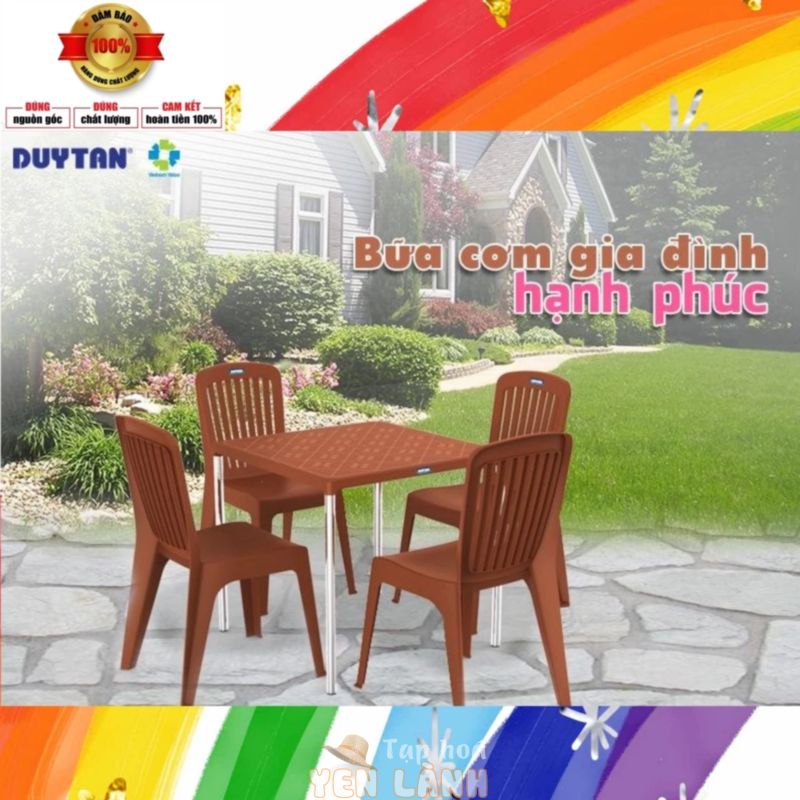 GHẾ NHỰA DUY TÂN DỰA LỚN 7 SỌC – THƯƠNG HIỆU DUY TÂN-( BÀN CAO TỪ 70CM TỚI 1M)