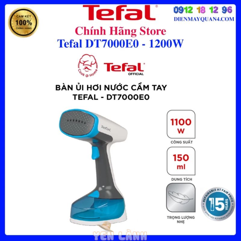 Bàn ủi hơi nước cầm tay Tefal DT7000E0, Hàng chính hãng, Mới 100%