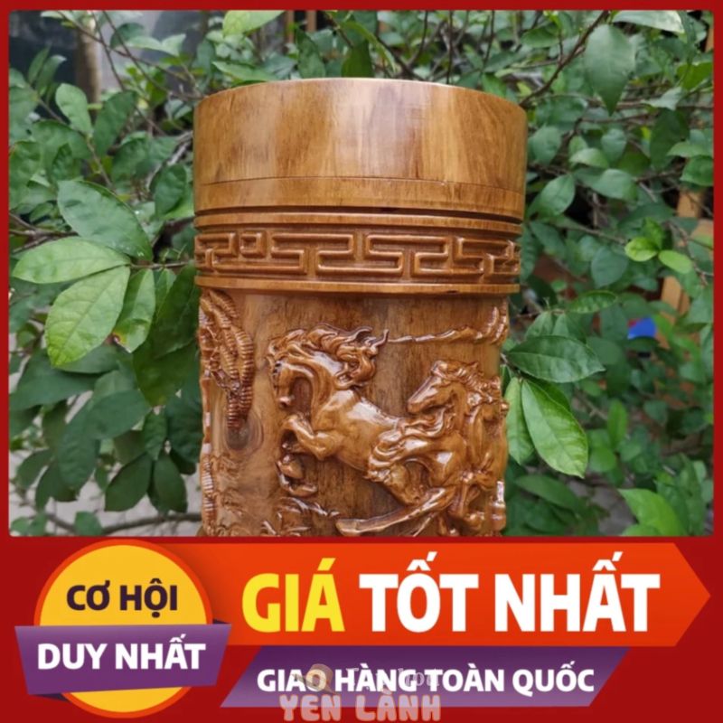 ((GIÁ GỐC )) Hộp Chè, Hộp Đựng Trà Bằng Gỗ,Trang Trí Bàn Uống Nước KT 25×10 (Gỗ Bách Xanh,Hương Đá )